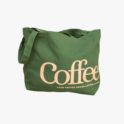 The Coffee Tote Olive | Original Coffee Tote | The Coffee Label