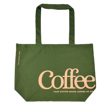 The Coffee Tote Olive | Original Coffee Tote | The Coffee Label